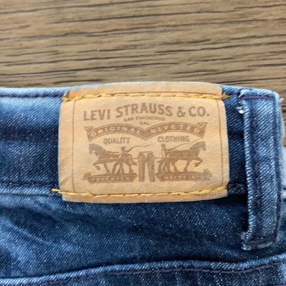 Pair of Levi 710 super skinny tye dye jeans girls - Picture 8 of 8